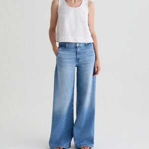 AG Jeans Light Blue Wide Leg Jeans